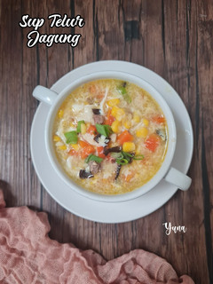 Foto resep Sup Telur Jagung