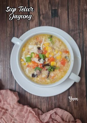 Foto resep Sup Telur Jagung
