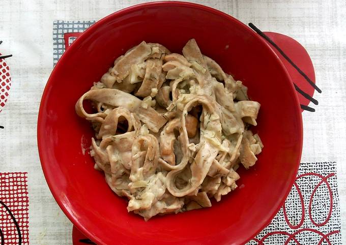 Steps to Make Quick Whole-wheat salmon pasta