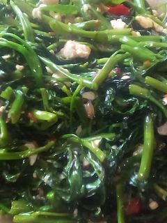 Foto resep Cah kangkung tahu putih