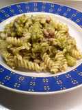 Fusilli con Brocoletti e pancetta