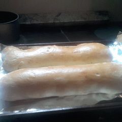 A picture of Hoagie rolls (bread machine).