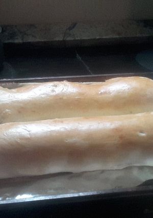 A picture of Hoagie rolls (bread machine).