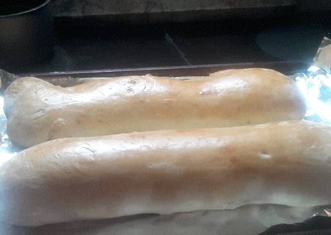Hoagie rolls (bread machine)