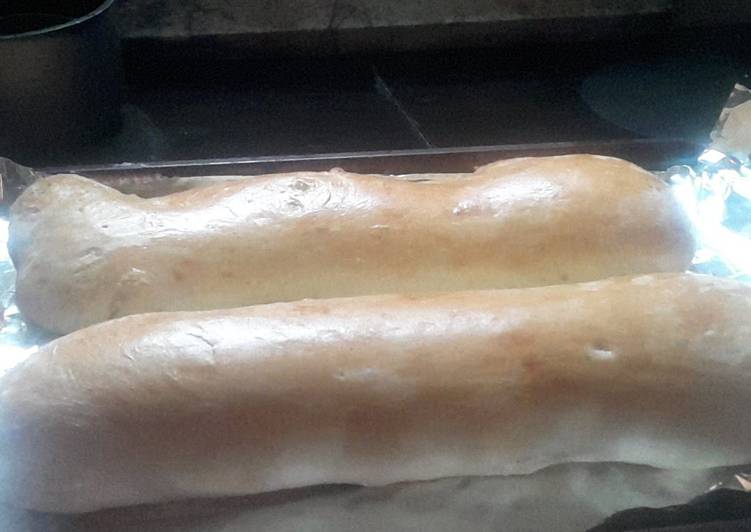Recipe of Perfect Hoagie rolls (bread machine)