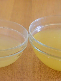 A picture of Basic Dashi Stock (Ichiban/First Dashi, Niban/Second Dashi).