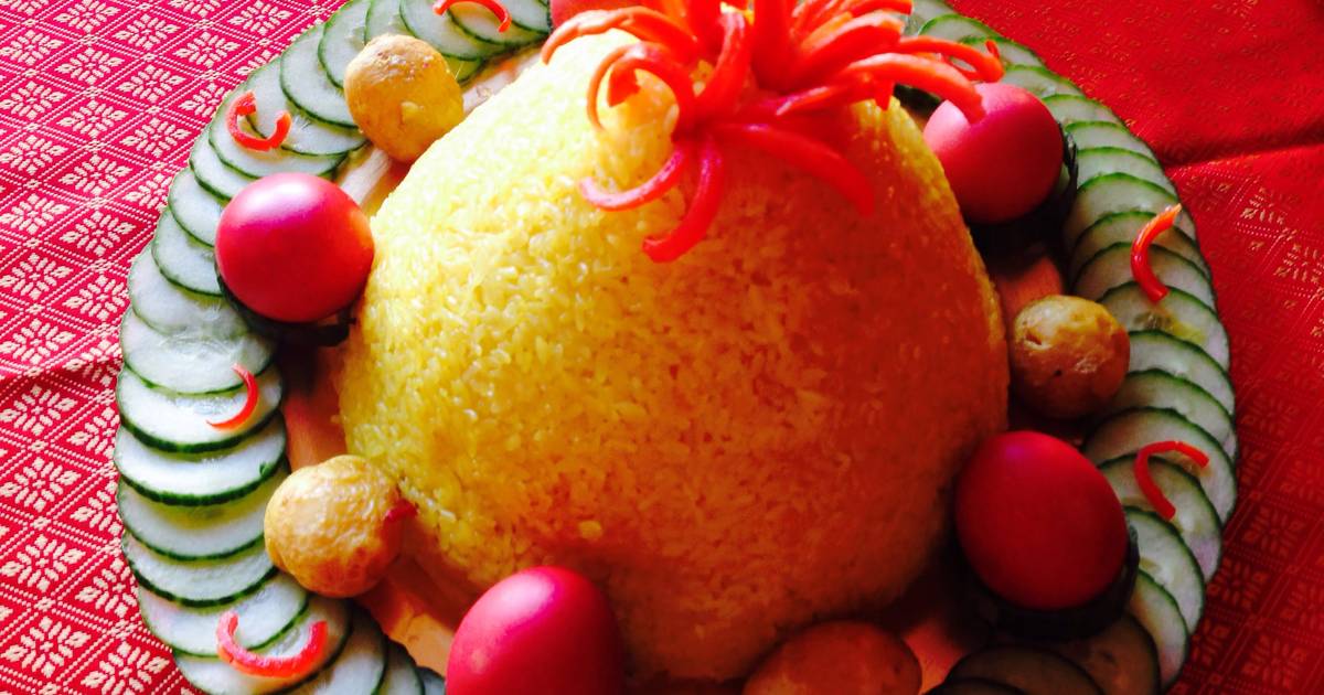 Nasi Kunyit (Turmeric Glutinous Rice) Recipe by Katharina M. S. Cookpad