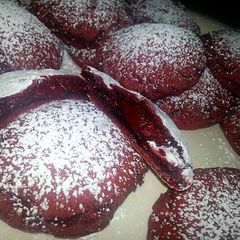Red Velvet Cherry Bombs` A picture of Red Velvet Cherry Bombs`.