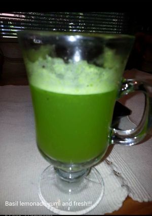 A picture of BASIL LEMONADE.