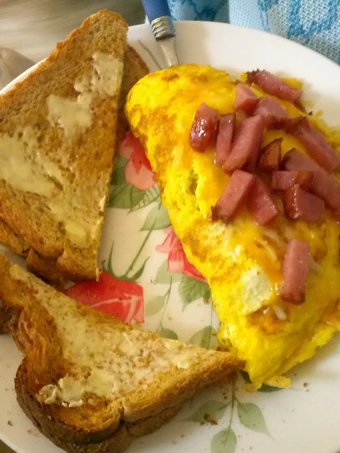 Recipe easy ham and cheese omelet the Delicious Makes you drool