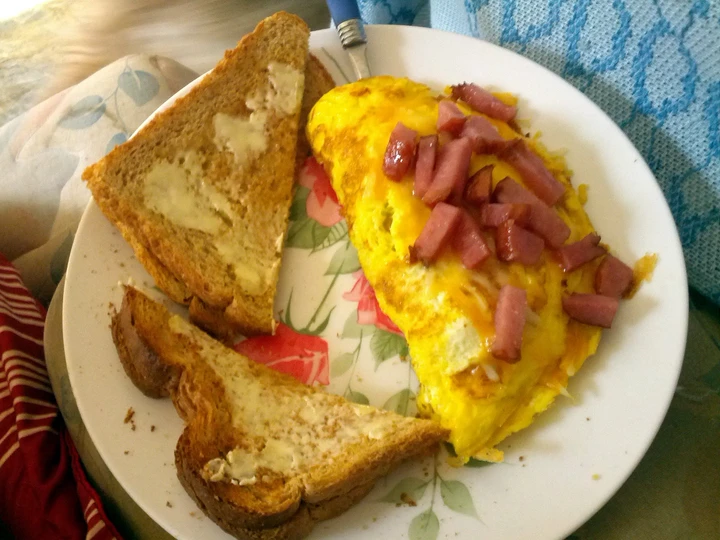 Recipe easy ham and cheese omelet the Delicious Can spoil the tongue