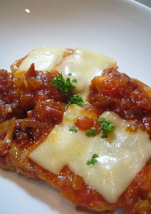 A picture of Pork Chops Tenderized with Mayonnaise.