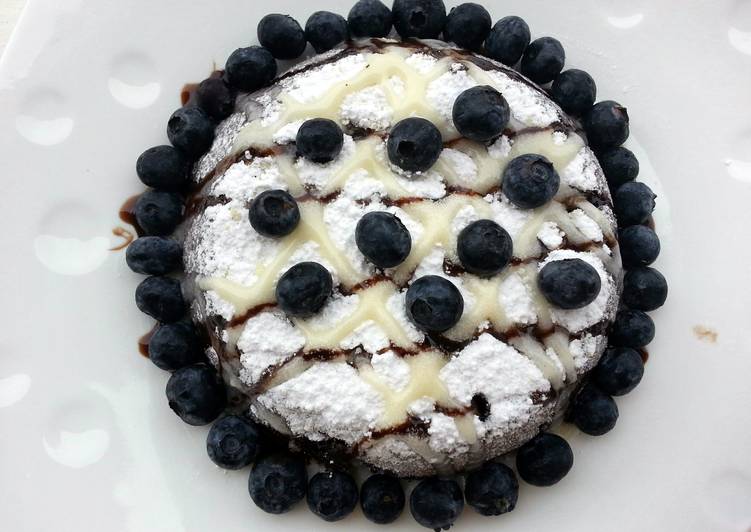 Simple Way to Cook Delicious Blueberry Chocolate Cake