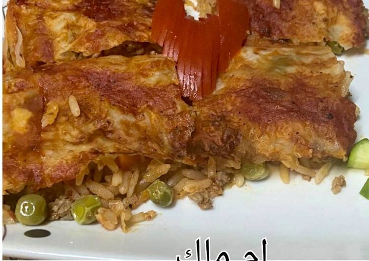 جلاش بحشوة الاوزى احمر طريقتي