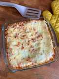 ☆Gratin de Ravioles du Dauphiné, Poireaux et Lardons☆