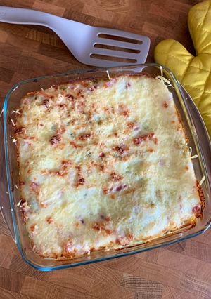 Une photo de ☆Gratin de Ravioles du Dauphiné, Poireaux et Lardons☆