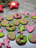 Galletas de Navidad multicolores sin colorantes