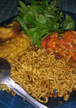 Foto resep Mie ayam geprek