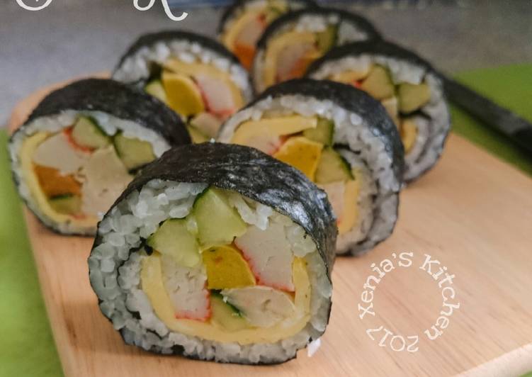 Resep Sushi Rollstep By Step Yang Lezat
