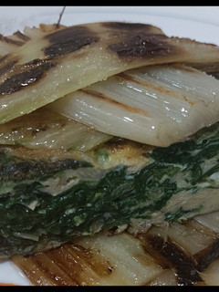 Una foto de Tortilla de acelgas y ajos tiernos