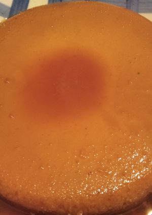 Una foto de Quesillo de plátano con caramelo