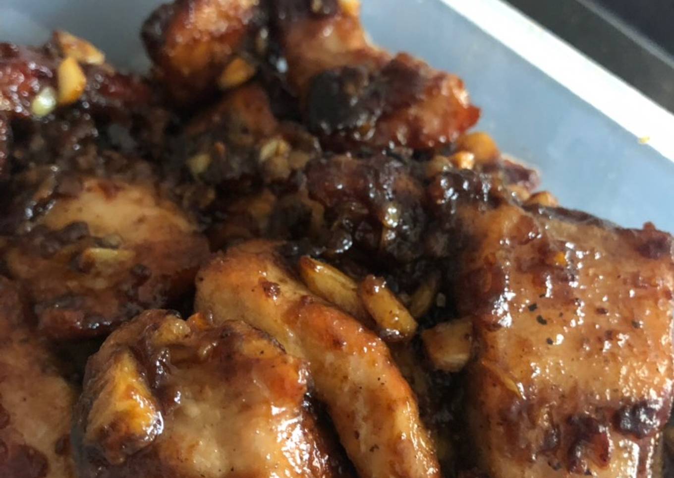Crispy Honey Garlic Sliced Pork