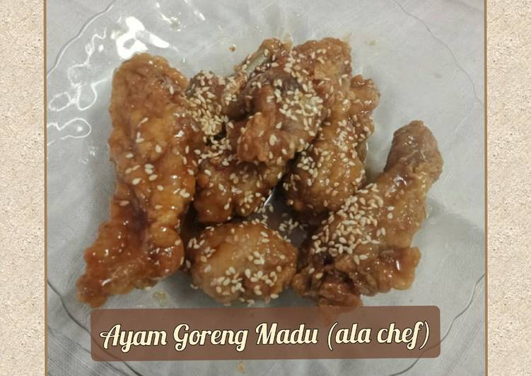 Resep Ayam Goreng Madu (ala chef) Anti Gagal