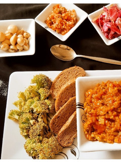 عکسی از دستور خوراک سیب زمینی کدو