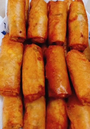 Hình của món Chả giò bắp.