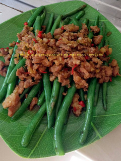 Foto resep Buncis ala szechuan jtt - buncis goreng siram daging cincang