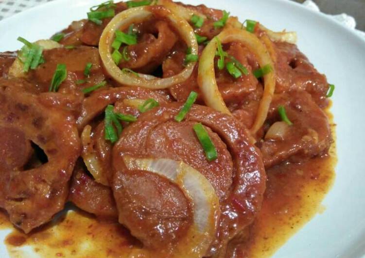 Langkah Mudah untuk Membuat Rolade sosis kornet saus tiram, Enak