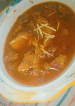 A picture of Beef korma🍲.