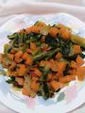 Cicoria con Patate Dolci