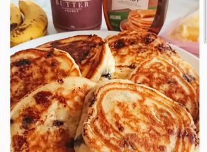 Gambar Pancake Pisang Oat Sihat