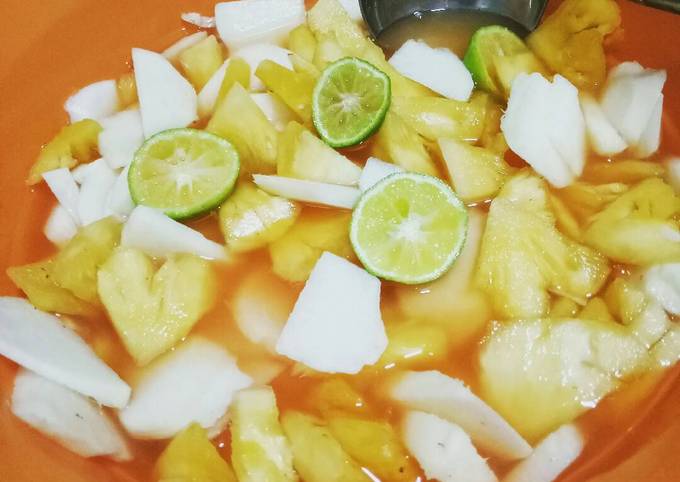 Ini dia! Resep membuat Asinan buah minimalis dijamin enak