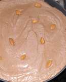 Postre helado de mousse