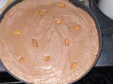 Postre helado de mousse
