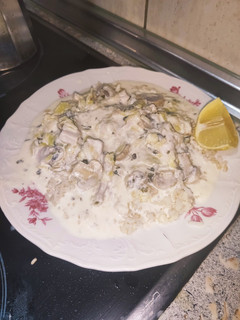 Una foto de Pollo estrogonoff
