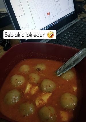Foto resep Seblak cilok edun