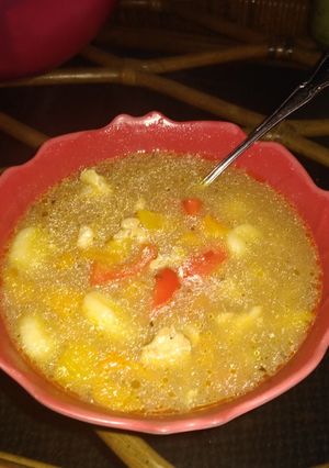 A picture of Alex Garden soup. 🙂.