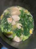 Taro and Water Spinach Soup