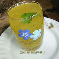 A picture of Mango mint lemonade #ramadankitayari.