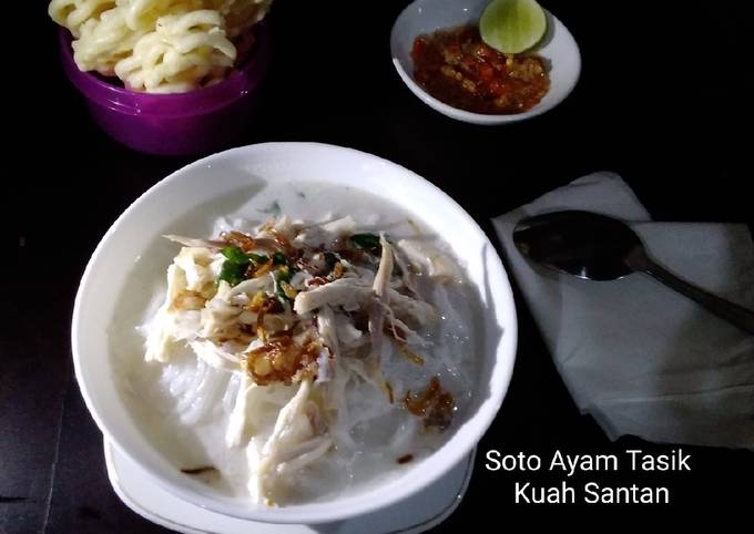 Soto Ayam Tasik Kuah Santan