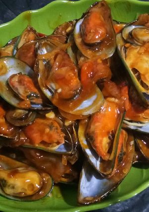 Foto resep Kerang hijau saus padang