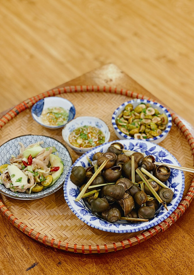 Hình của món Ốc mít luộc.