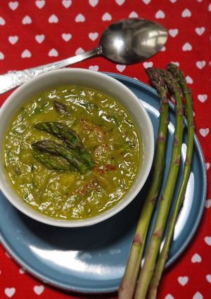 Spárgafőzelék (vegán) recept fotója