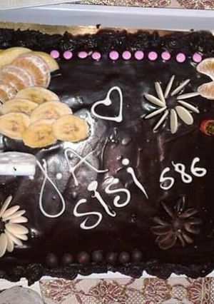 صورة لوصفة كيكة عيد ميلادي 😊