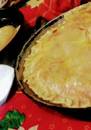 Una foto de Tarta de fiambre y huevo