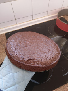Una foto de Brownie de chocolate