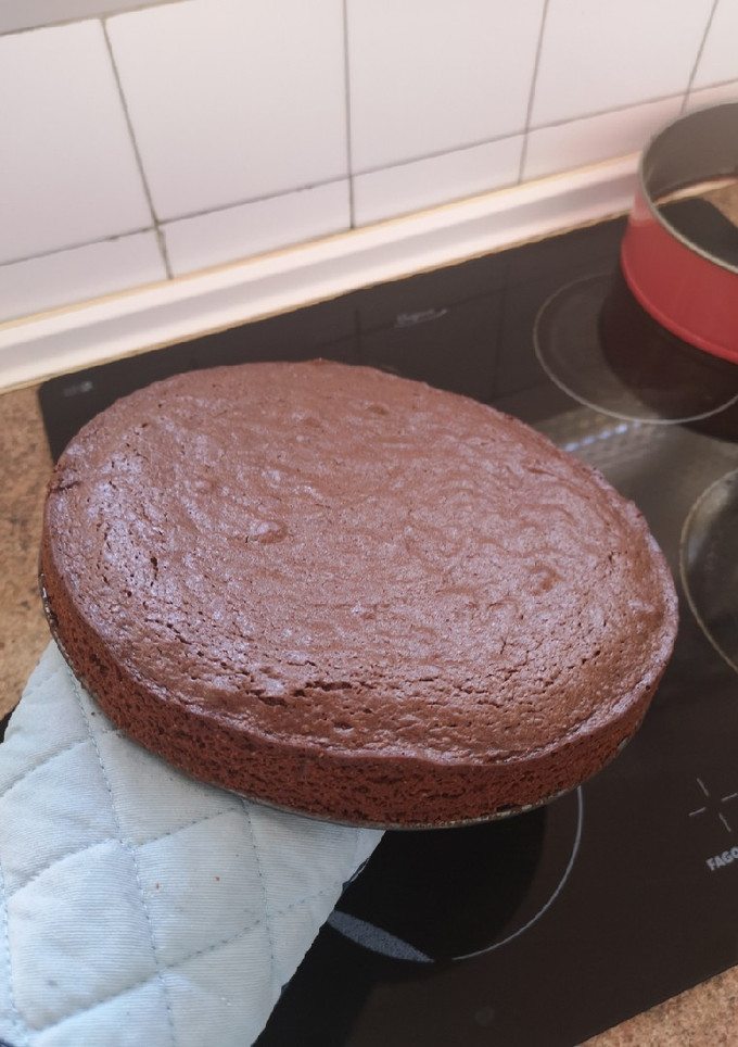 Una foto de Brownie de chocolate